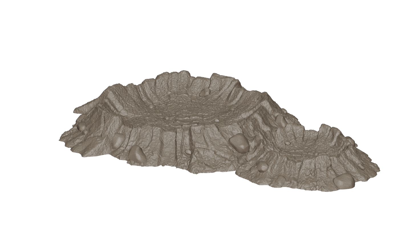 Wargaming Tabletop Terrain Modular Trench System - Craters - GameCraft