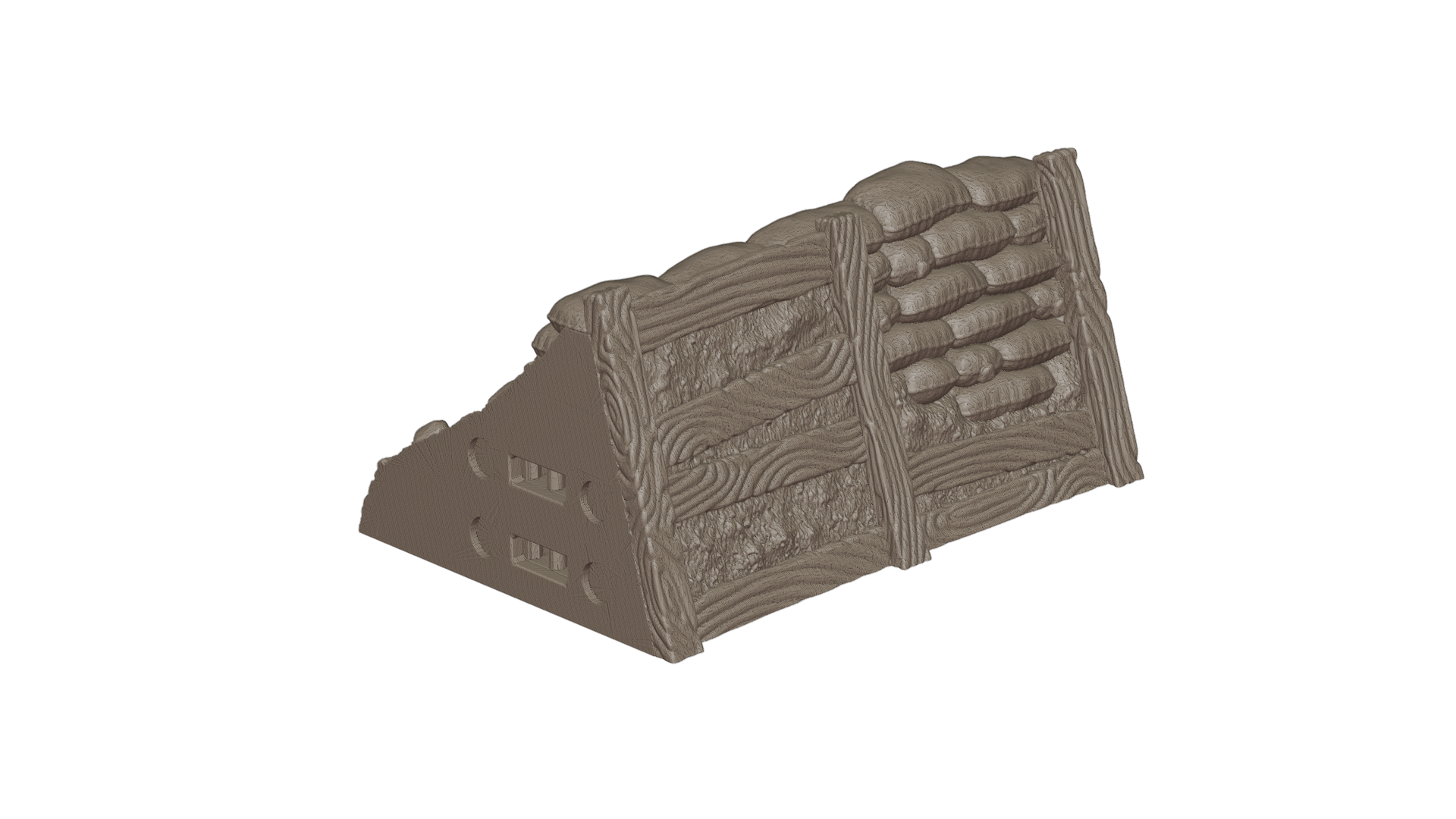 Wargaming Tabletop Terrain Modular Trench System - Starter Set