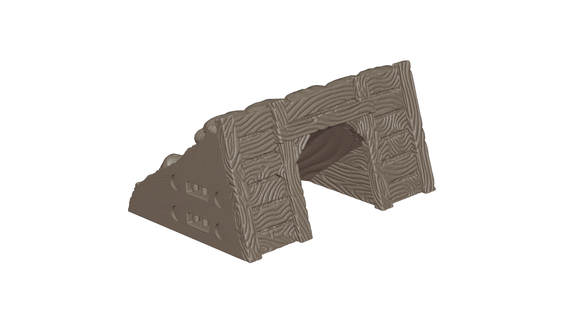 Wargaming Tabletop Terrain - Modular Trench Terrain System Straight Section - GameCraft