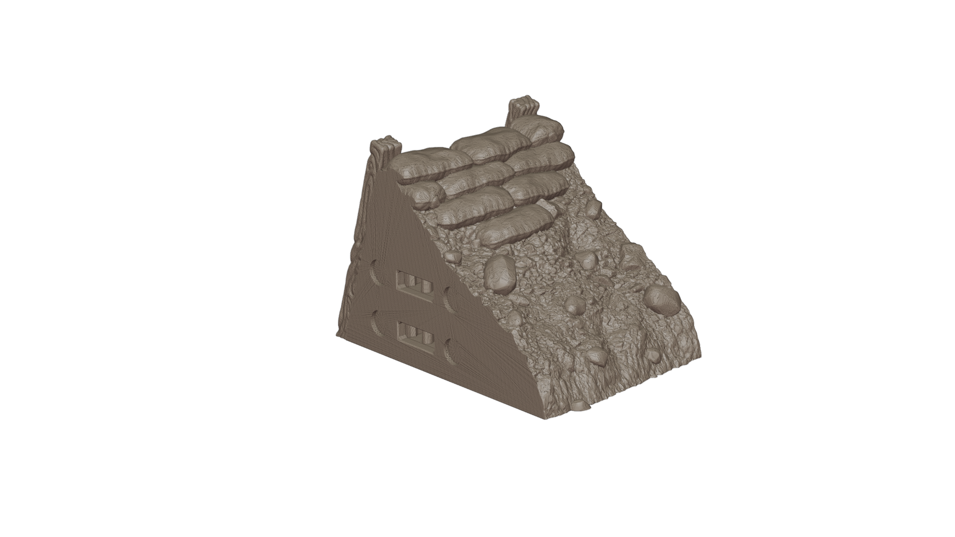 Wargaming Tabletop Terrain Modular Trench System - Starter Set