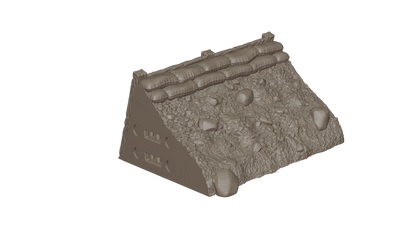 Wargaming Tabletop Terrain Modular Trench System - Starter Set