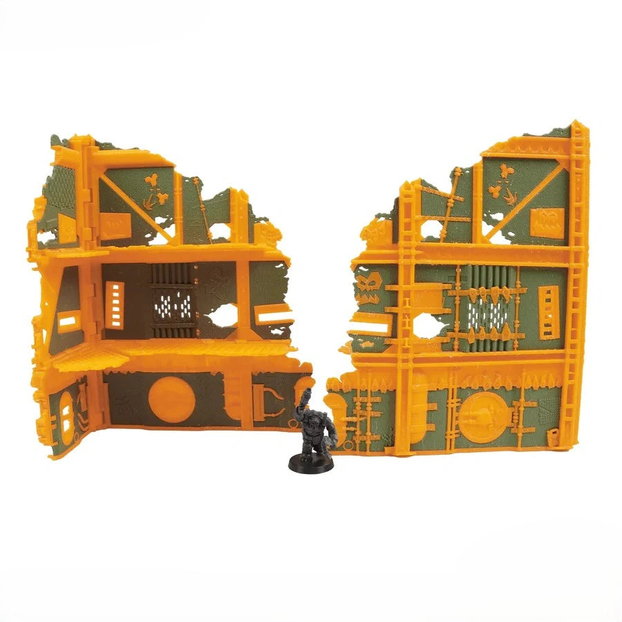 Foldable 40k Terrain - Orks - Green and Gold