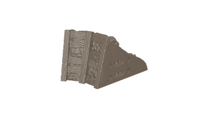 Wargaming Tabletop Terrain Modular Trench System - Corner Section - GameCraft