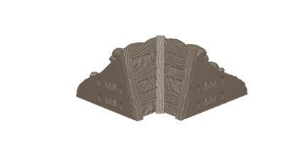 Wargaming Tabletop Terrain Modular Trench System - Corner Section - GameCraft