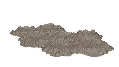 Wargaming Tabletop Terrain Modular Trench System - Craters - GameCraft