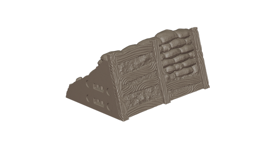 Wargaming TTRPG Terrain Modular Trench System - Starter Set