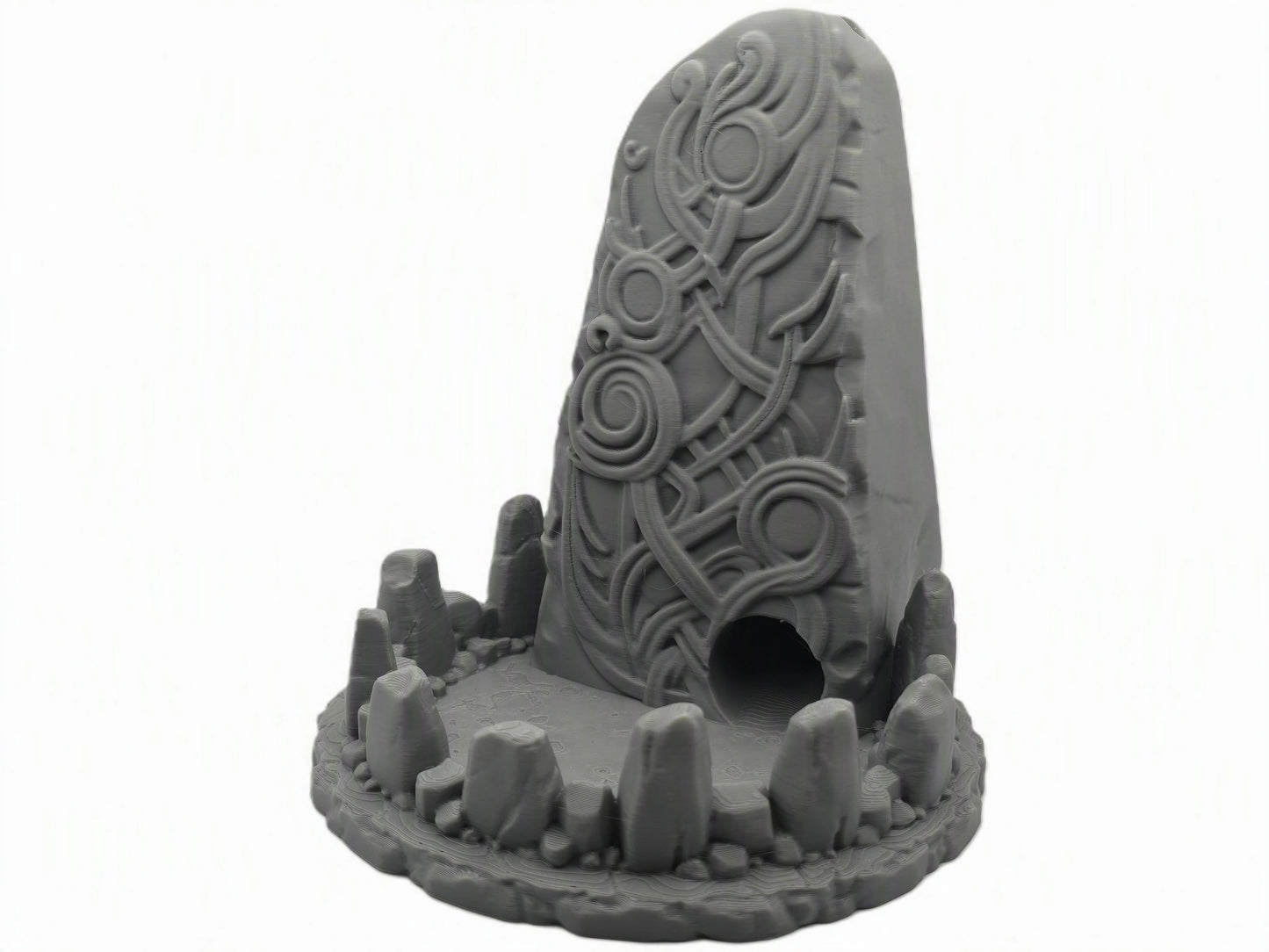 Mysterious pillar dice tower