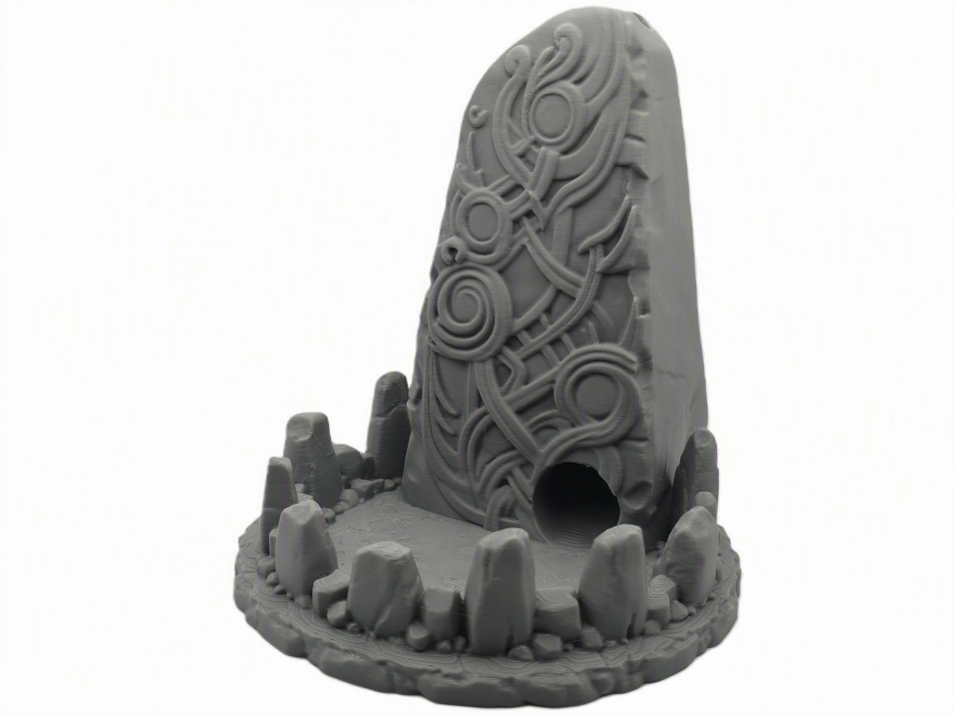 Mysterious pillar dice tower