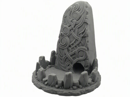 Mysterious pillar dice tower