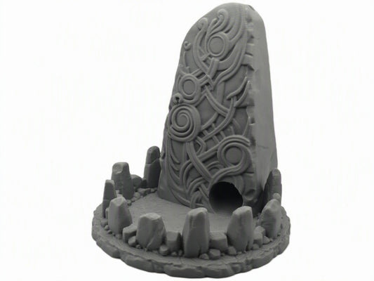 Mysterious pillar dice tower
