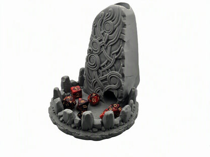 Mysterious pillar dice tower